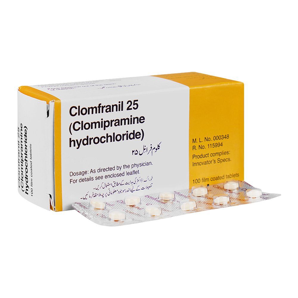 Clomfranil Tablets 25Mg (1 Strip = 10 Tablets)
