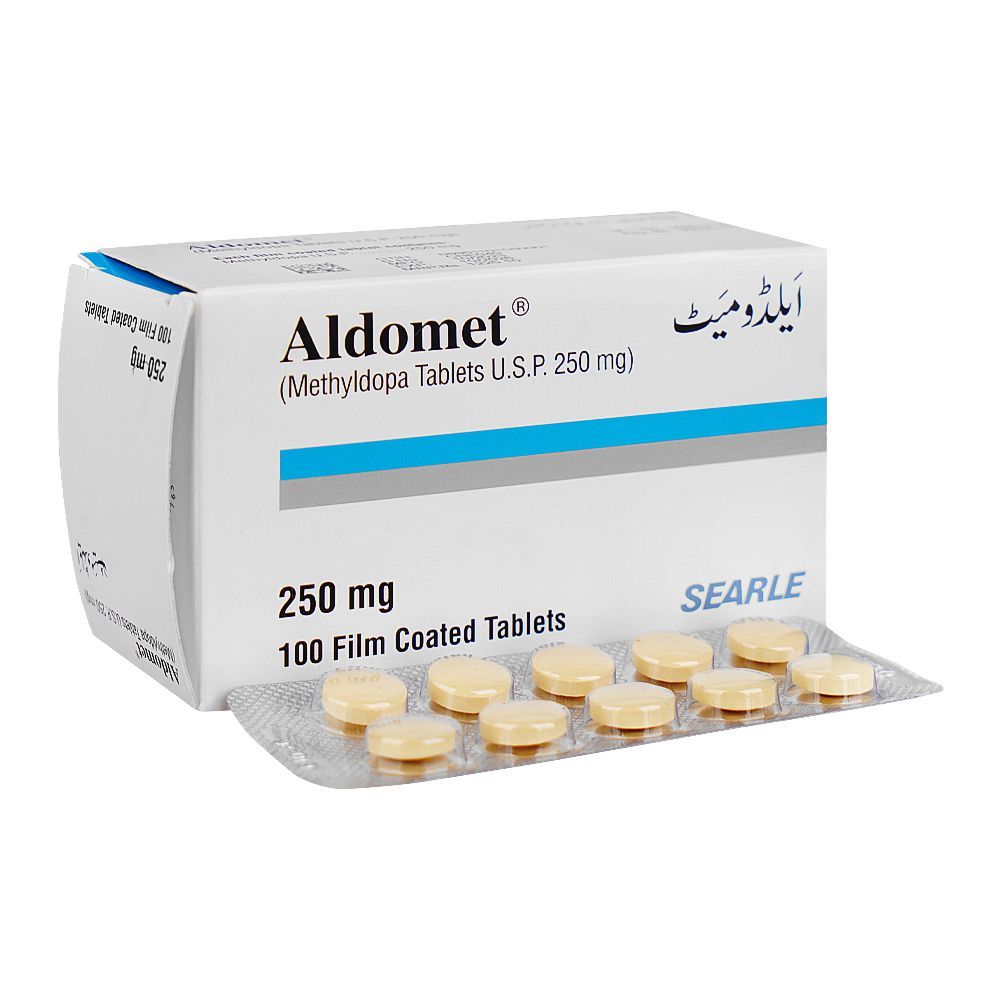 Aldomet Tablets 250Mg (1 Strip = 10 Tablets)