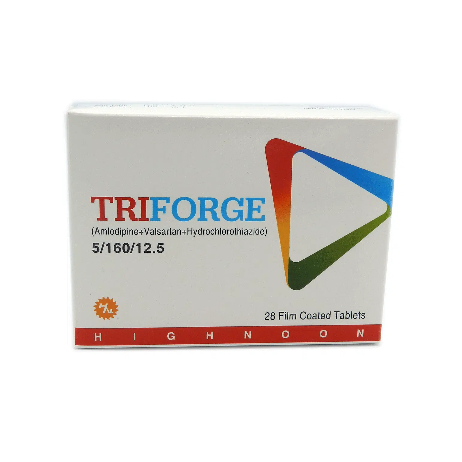 Triforge Tablets 5/160/12.5Mg (1 Strip = 7 Tablets)