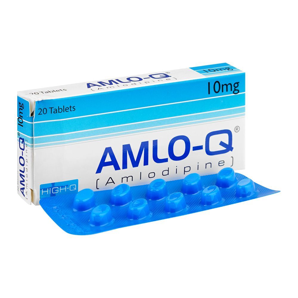 Amlo-Q Tablets 10Mg (1 Strip = 10 Tablets)