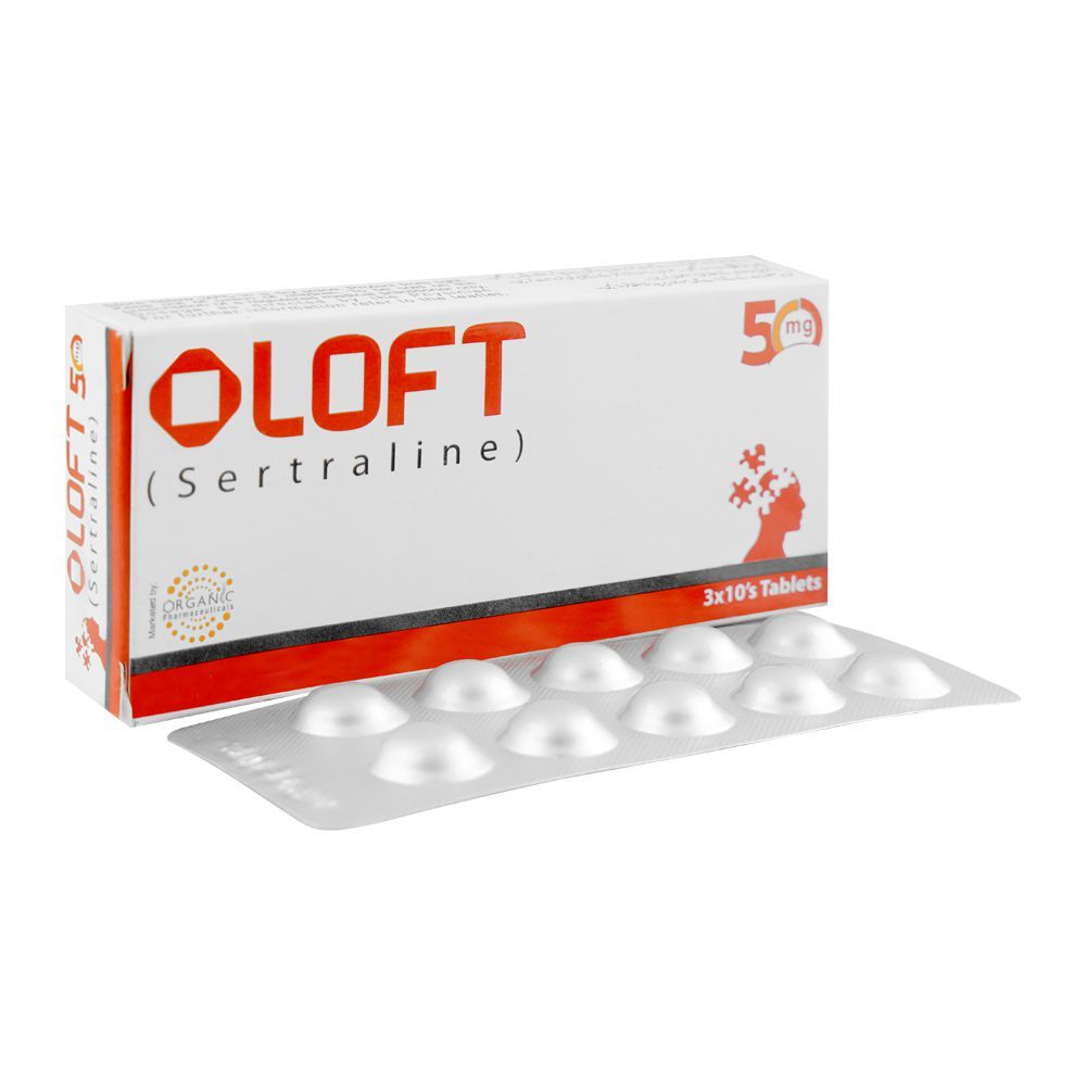Oloft Tablets 50Mg (1 Strip = 10 Tablets)