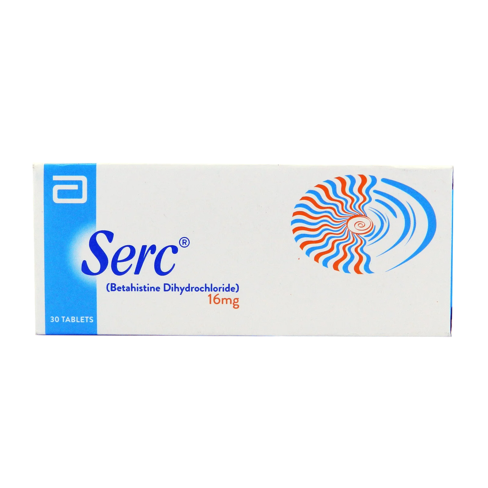 Serc Tablets 16Mg (1 Box = 3 Strips) (1 Strip = 10 Tablets)