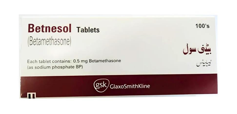 Betnesol Tablets 0.5Mg (1 Strip = 10 Tablets)