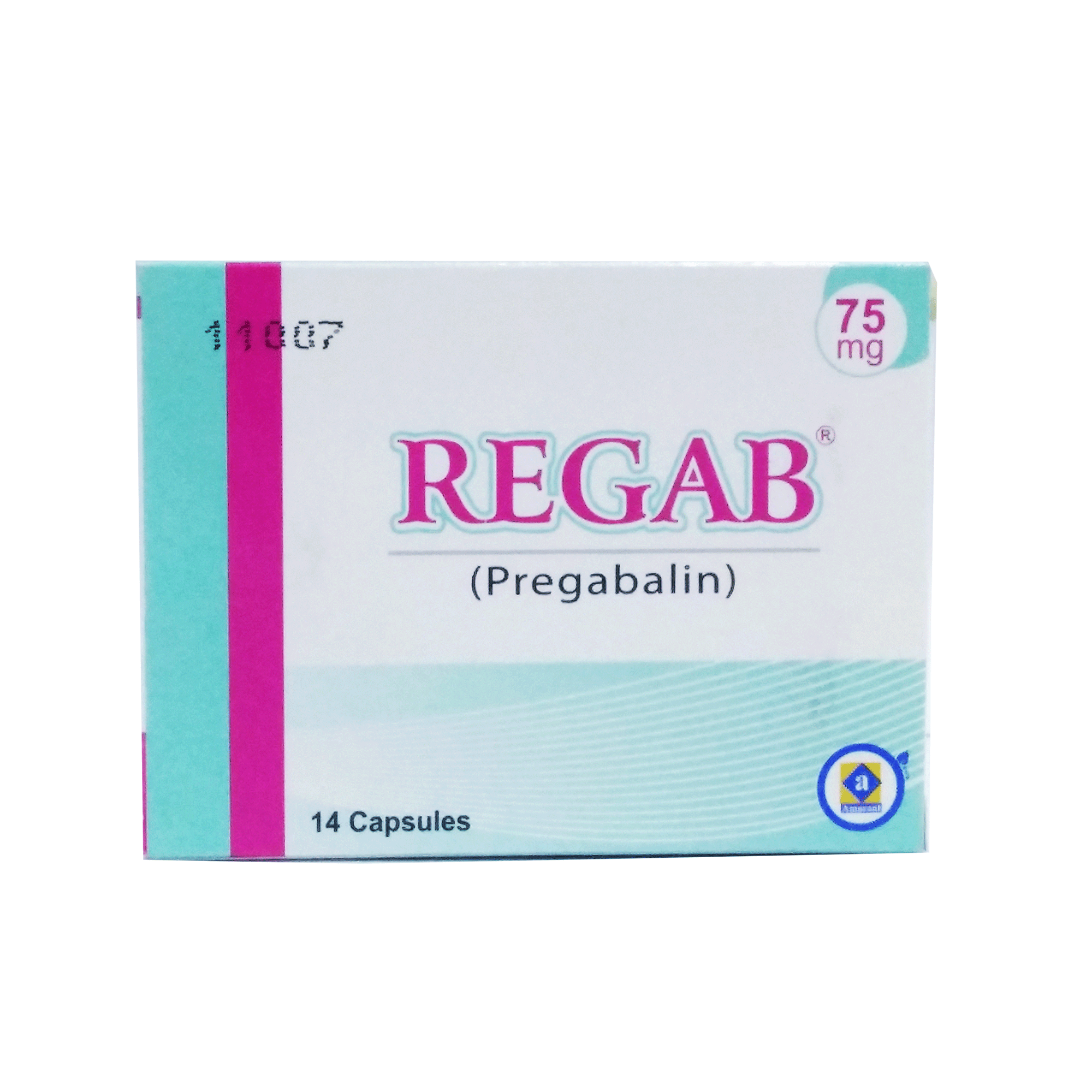 Regab Capsules 75Mg (1 Strip = 7 Capsules)