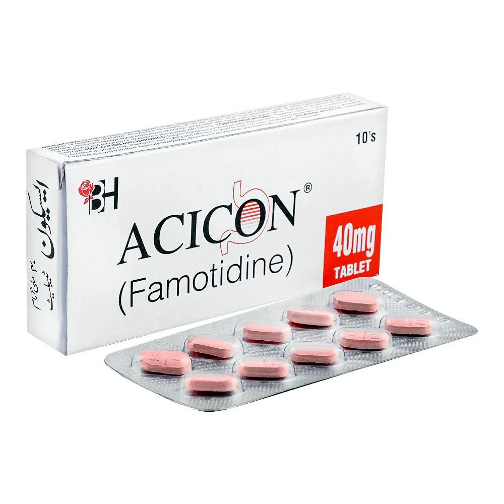 Acicon Tablets 40Mg (1 Box = 1 Strip)(1 Strip = 10 Tablets)