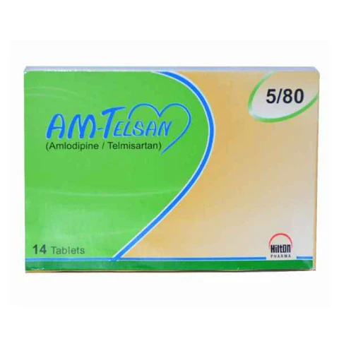 Am-Telsan Tablets 5Mg/80Mg (1 Box = 2 Strips) (1 Strip = 7 Tablets)
