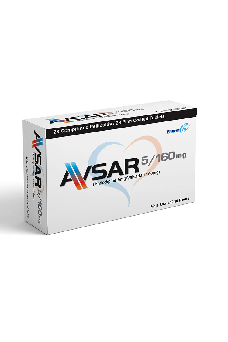 Avsar Tablets 160/5Mg (1 Box = 2 Strips) (1 Strip = 7 Tablets)