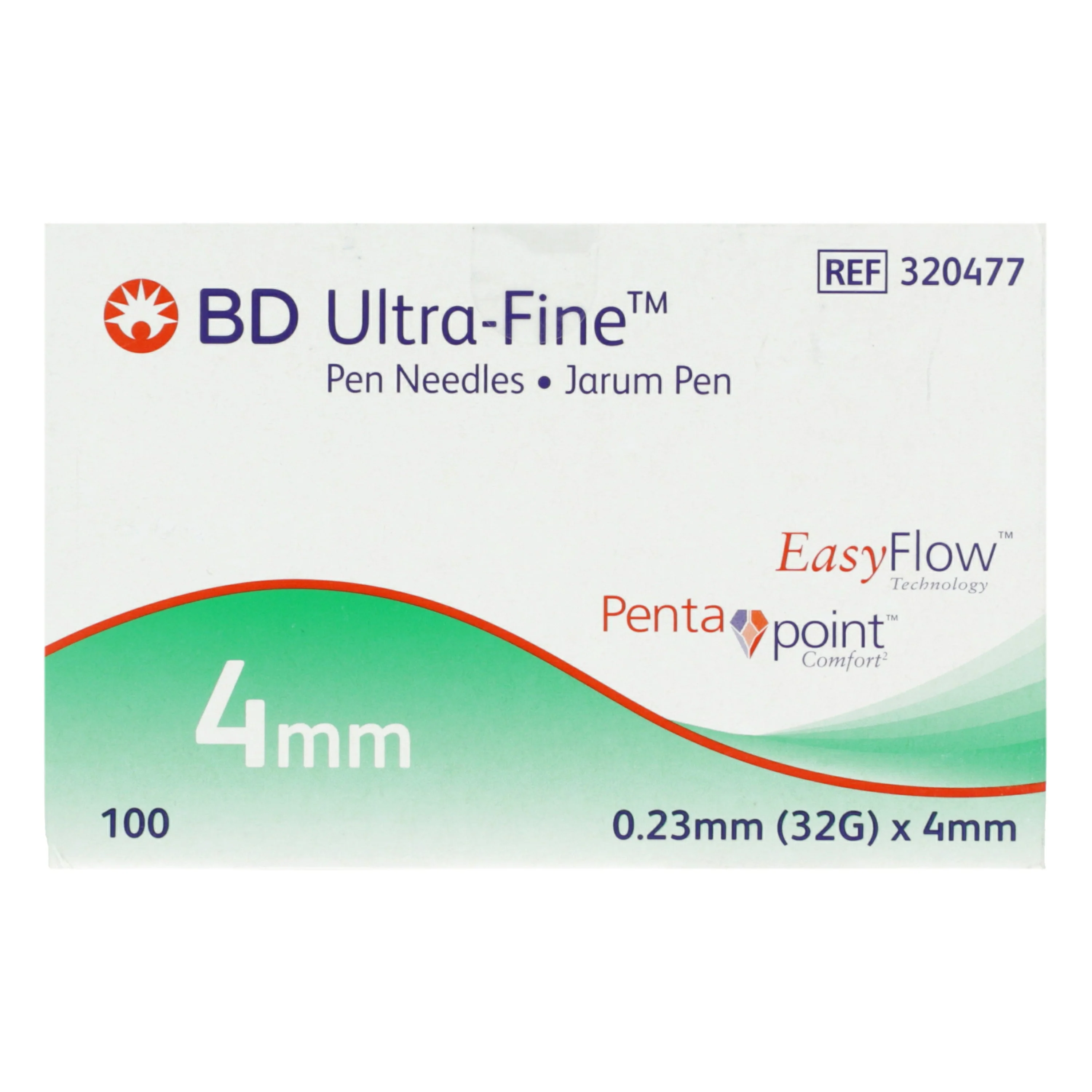 Bd Ultra Fine Pen Needle (4mmx32g)