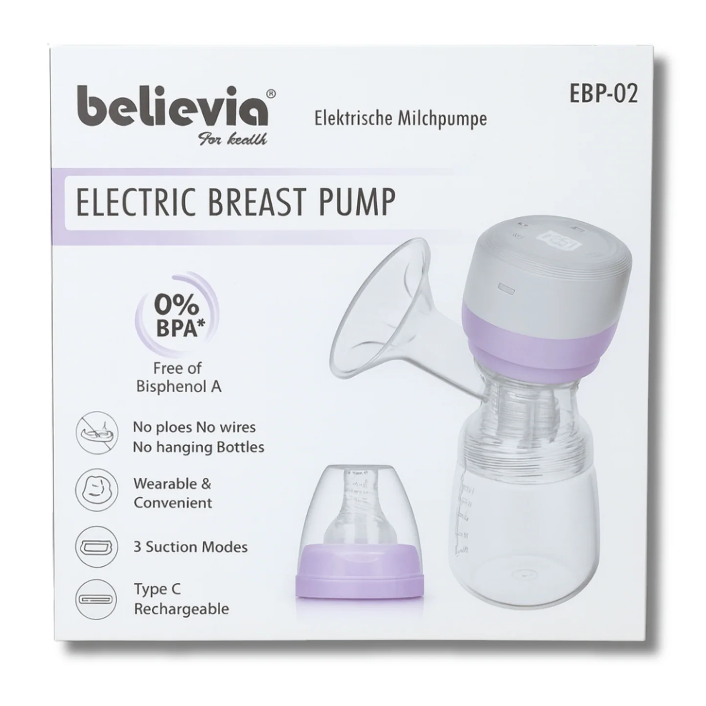 Believia Electric Breast Pump (EBP-02)