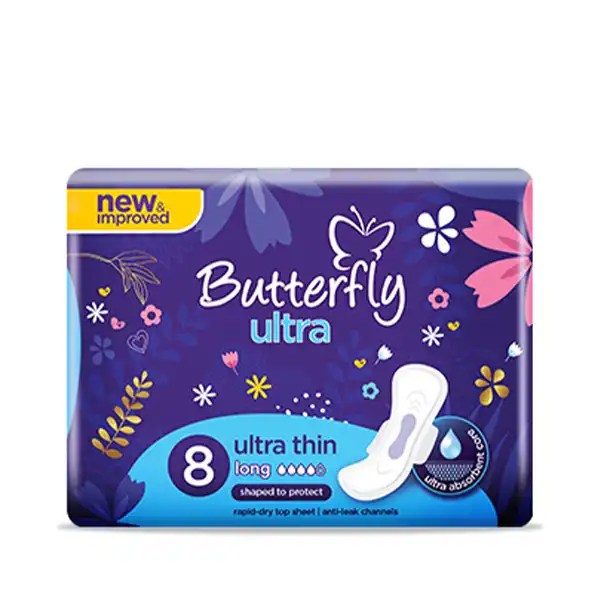 Butterfly Ultra Thin Long (8 Pieces / Pack)