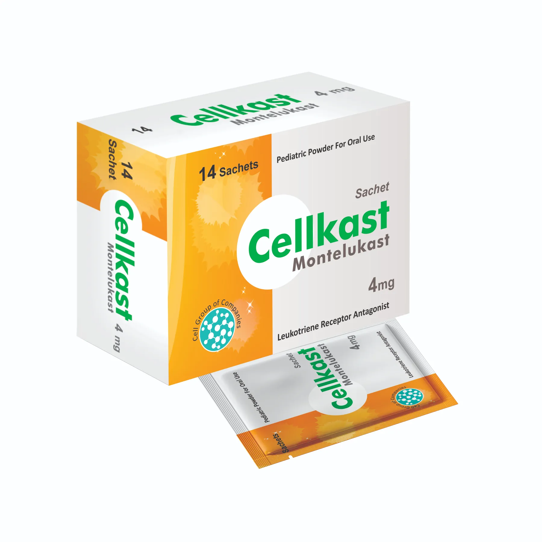 Cellkast 4mg (14 Sachet / Pack)