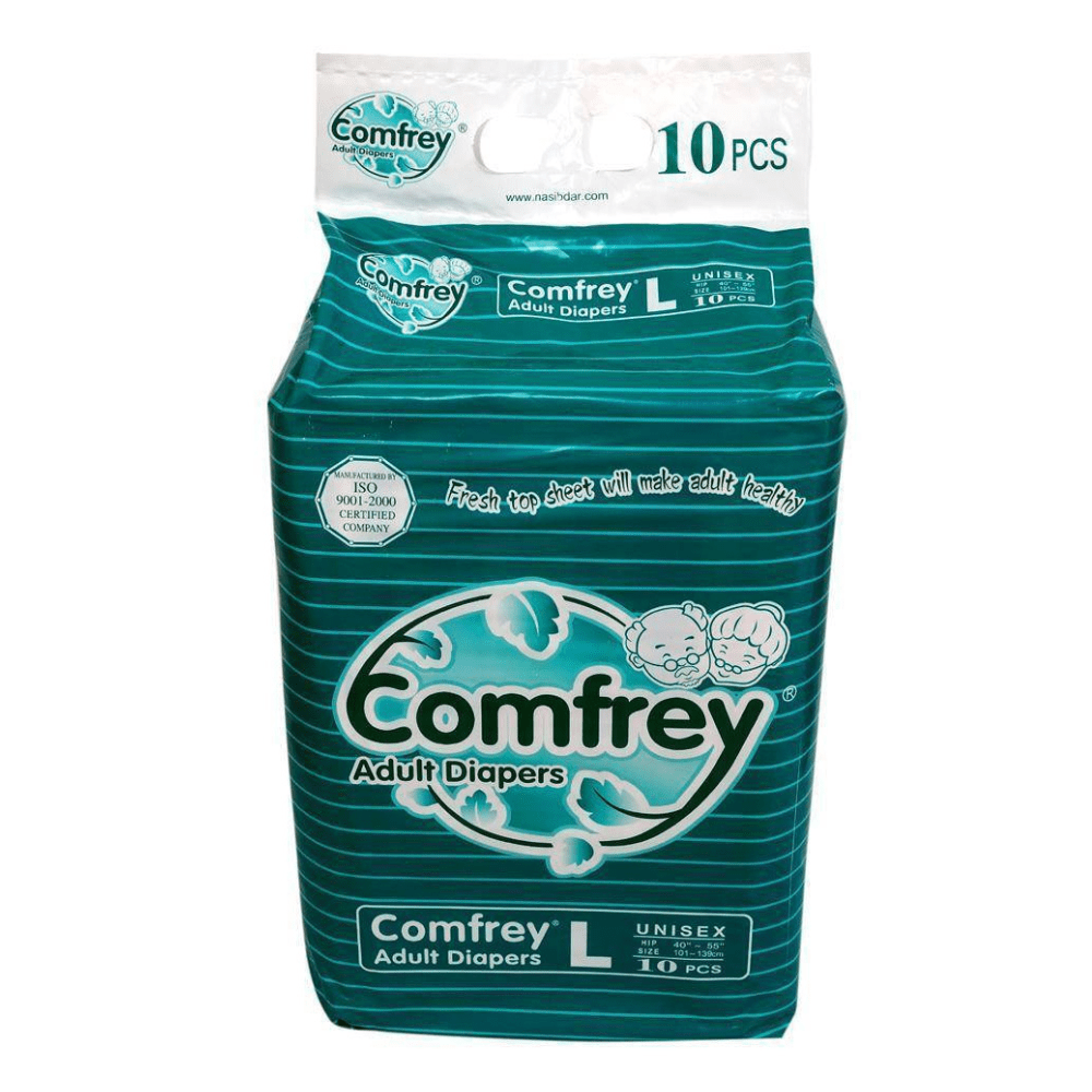 Comfrey Large Adult Diapers (10 Pieces / Pack)