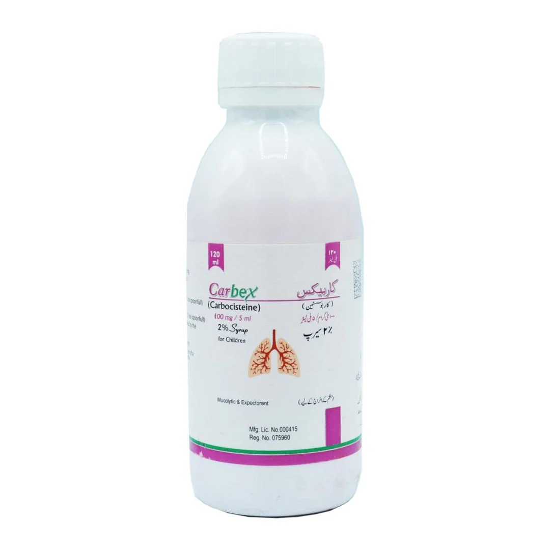 Carbex 120Ml Suspension 100Mg/5Ml
