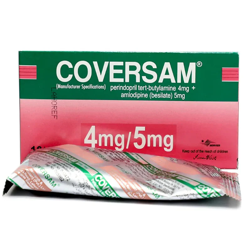 Coversam Tablets 4Mg/5Mg (1 Box = 1 Strip)(1 Strip = 10 Tablets)