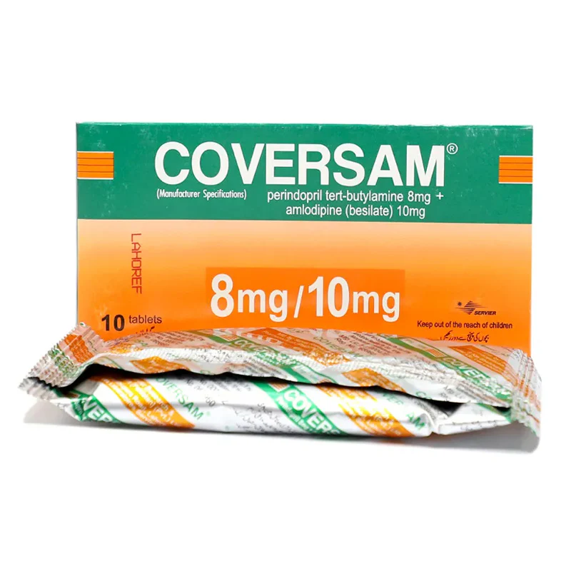 Coversam Tablets 8Mg/10Mg (1 Box = 1 Strip)(1 Strip = 10 Tablets)