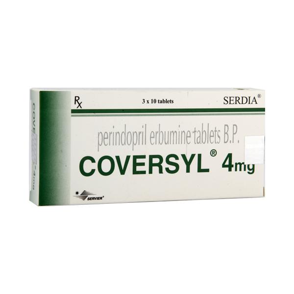 Coversyl Tablets 4Mg (1 Box = 1 Strip)(1 Strip = 10 Tablets)