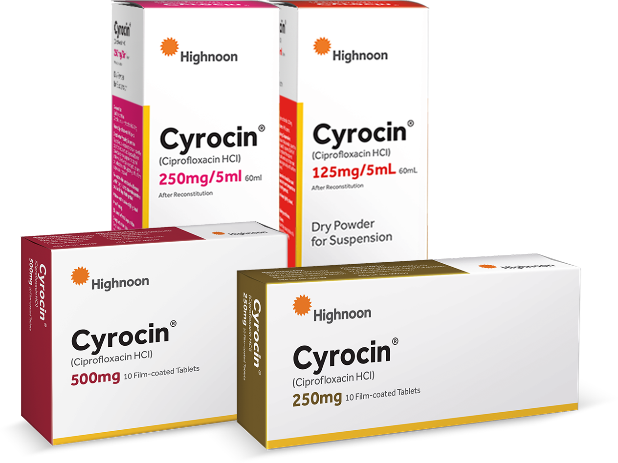 Cyrocin Tablets 250Mg (1 Box = 1 Strip)(1 Strip = 10 Tablets)