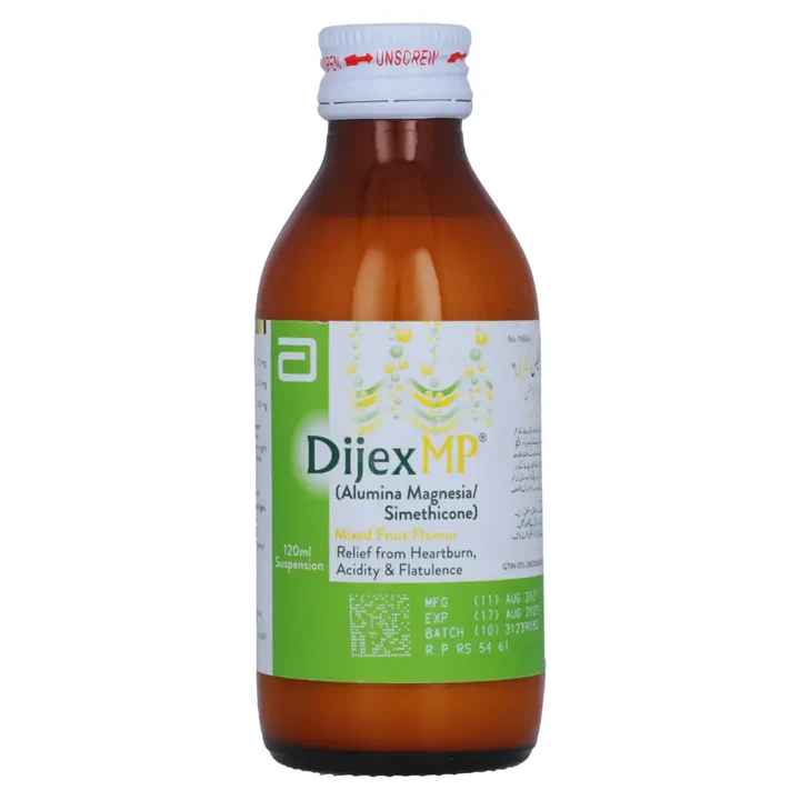 Dijex Mp Carminative Suspension 120Ml