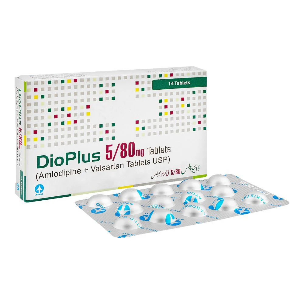 Dioplus Tablets 5/80Mg (1 Box = 14 Tablets)