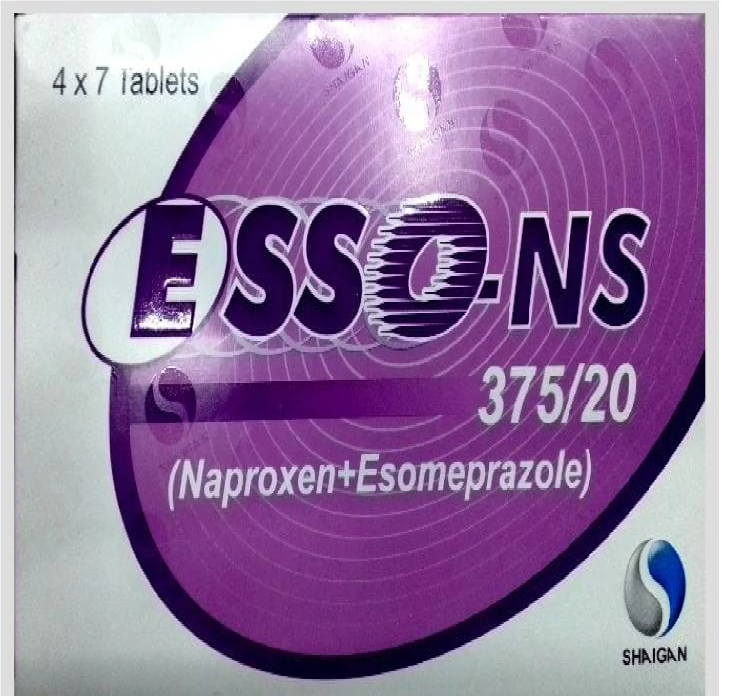 Esso-Ns Tablets 375/20 (1 Box = 2 Strips) (1 Strip = 14 Tablets)