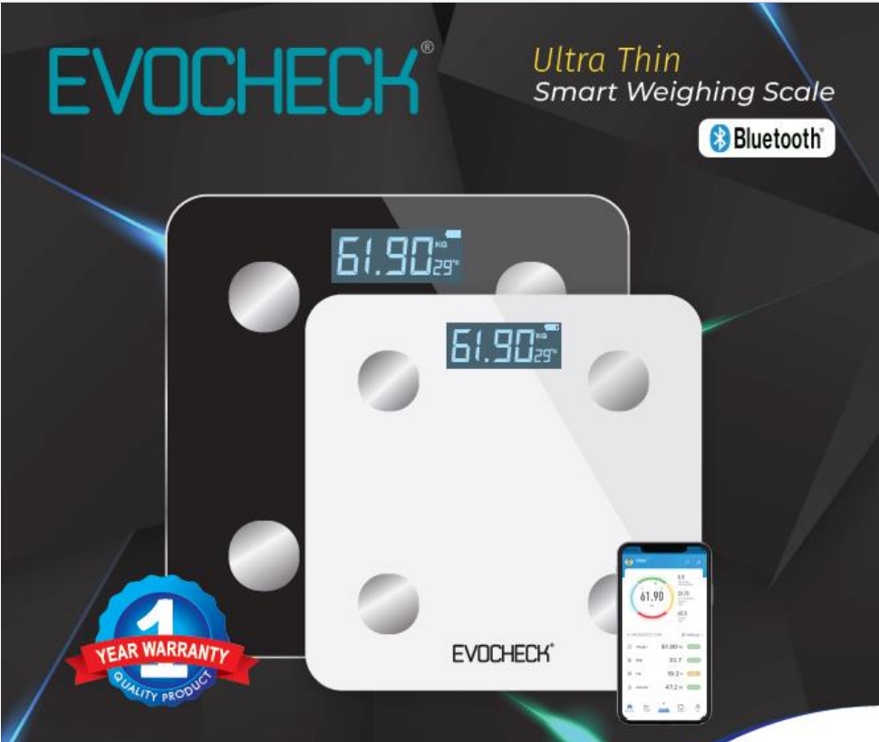 Evocheck Weighing Scale (Black)