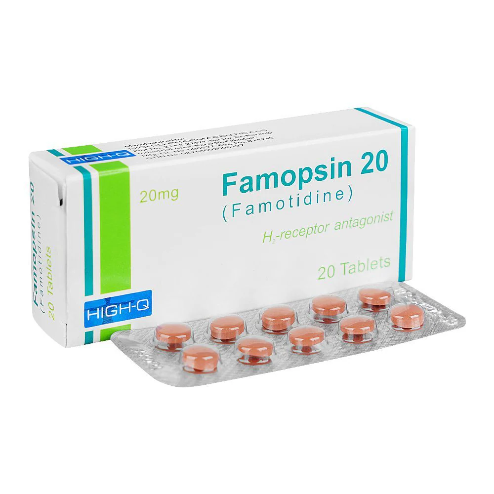 Famopsin Tablets 20Mg (1 Box = 2 Strips) (1 Strip = 10 Tablets)