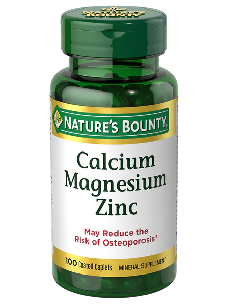 Natures Bounty Zinc Caplets 50Mg (1 Bottle = 100 Capsules)
