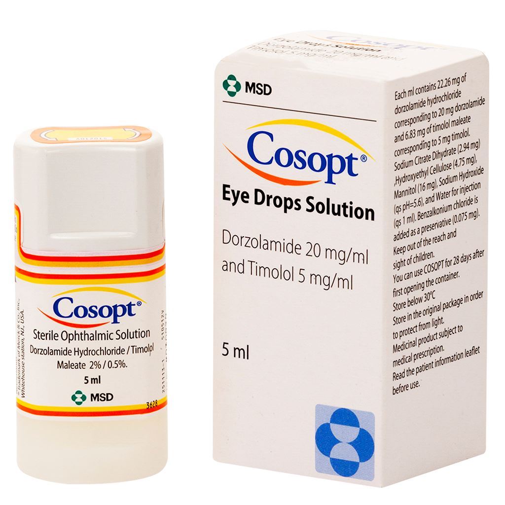 Cosopt Eye Drops 5Ml