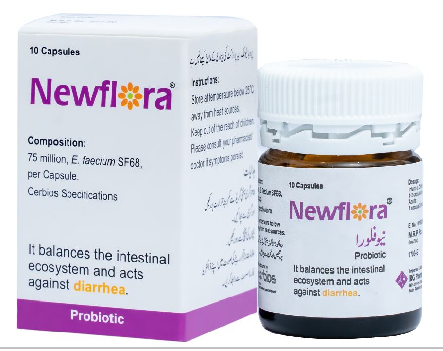 Newflora Capsules (1 Box = 1 Strip)(1 Strip = 10 Capsules)