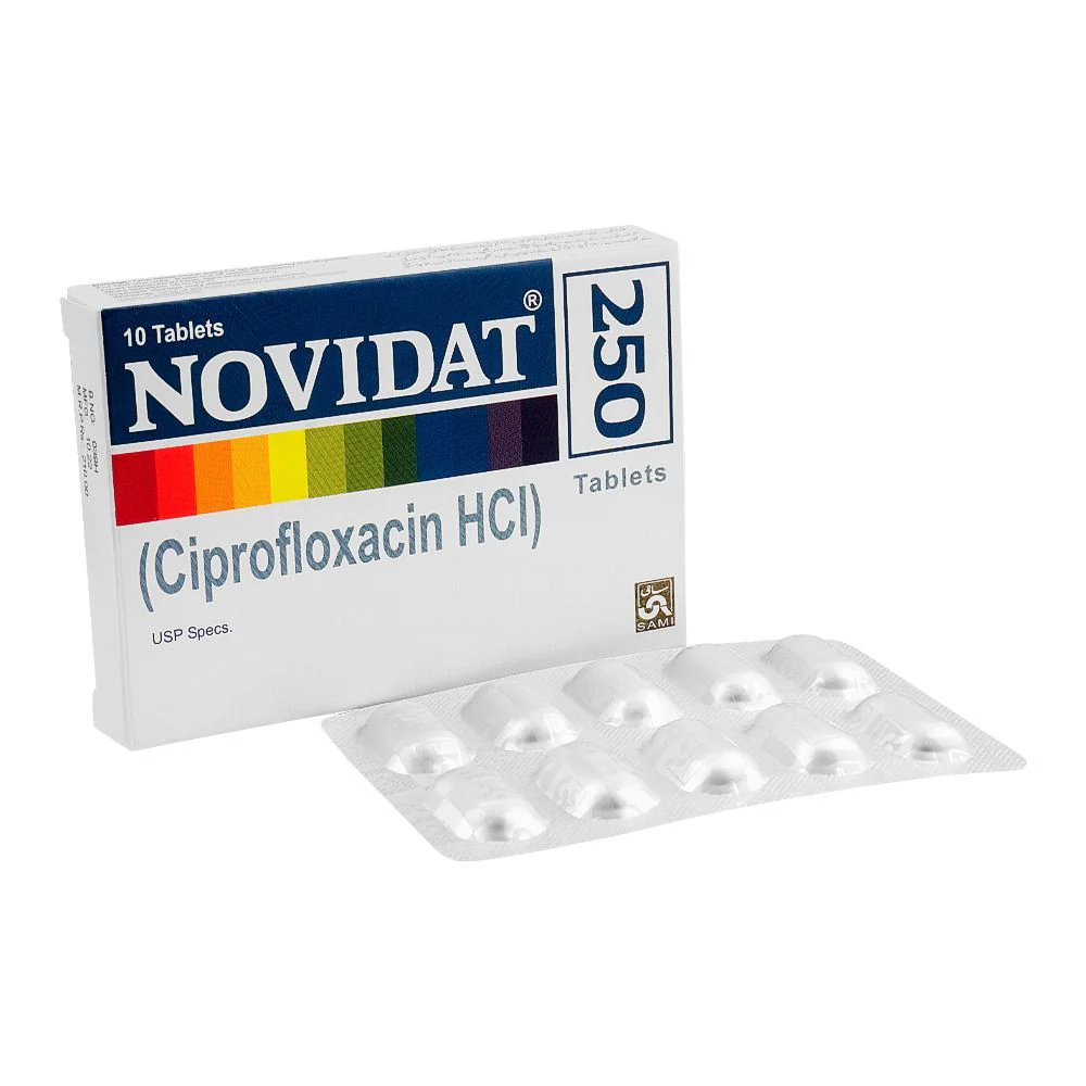 Novidat Tablets 250Mg (1 Box = 1 Strip)(1 Strip = 10 Tablets)