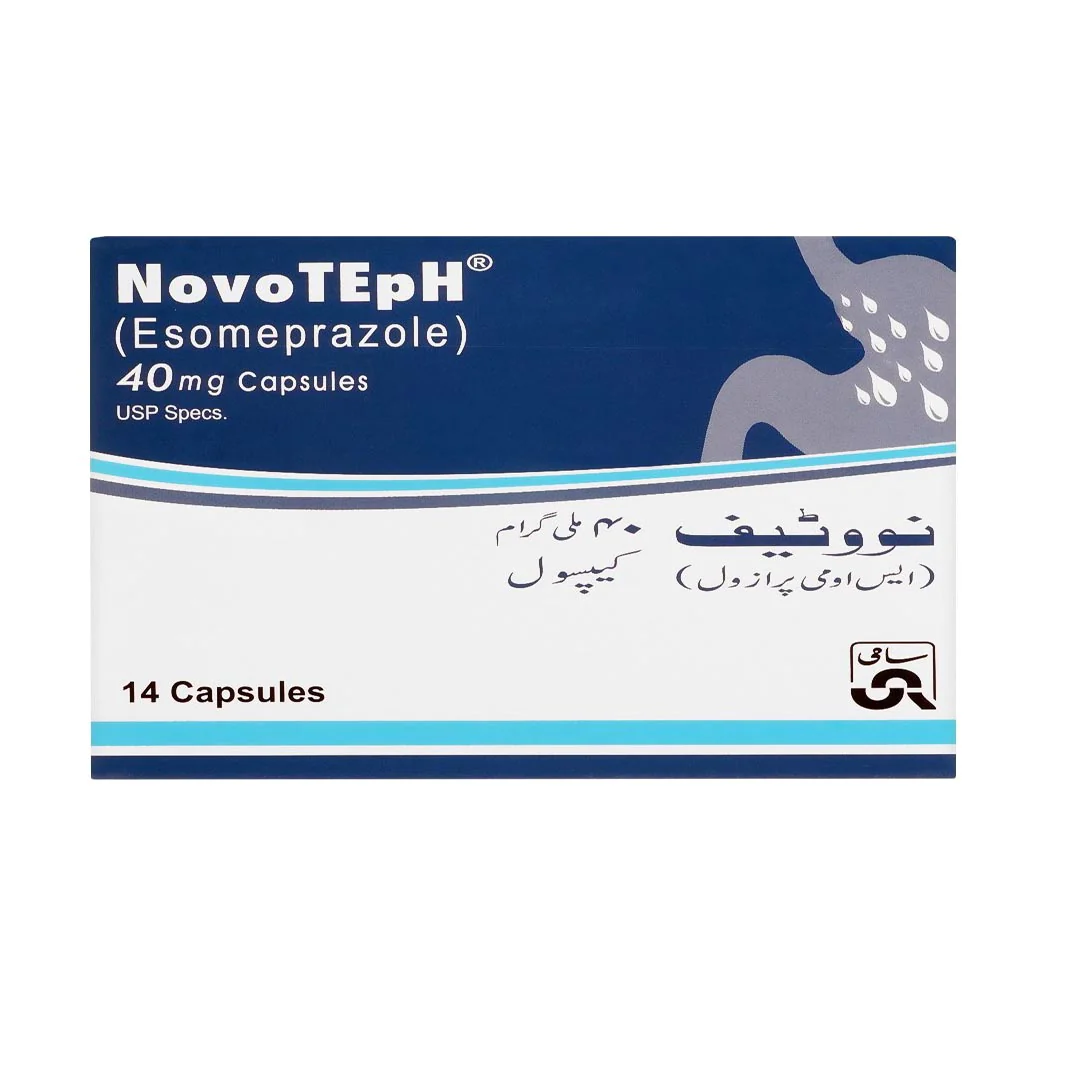 Novoteph Capsules 40Mg (1 Box = 1 Strip)(1 Strip = 14 Capsules)