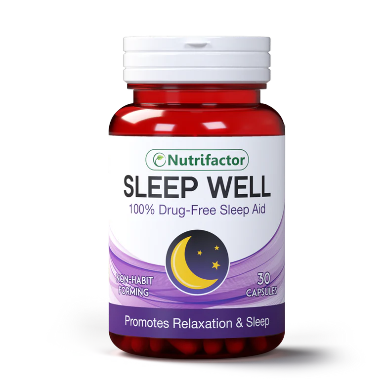 Nutrifactor Sleep Well Capsules (1 Bottle = 30 Capsules)