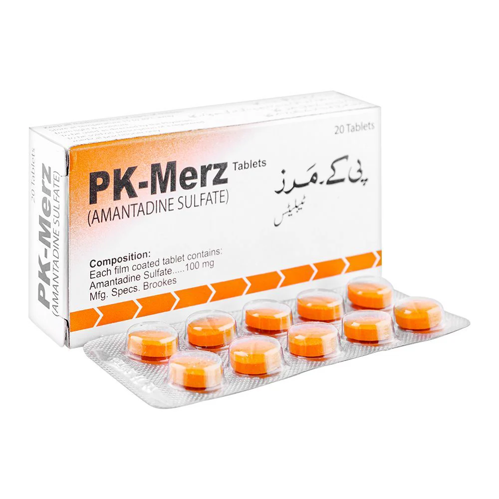 Pk-Merz Tablets 100Mg (1 Box = 2 Strips) (1 Strip = 10 Tablets)