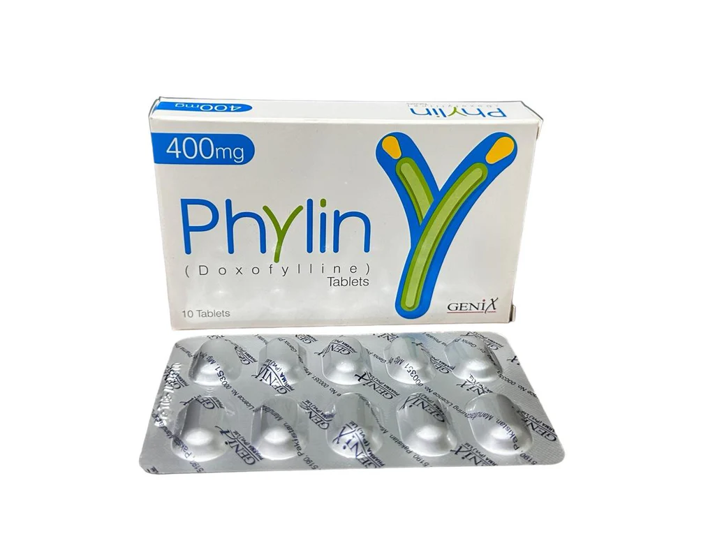 Phylin Tablets 400Mg (1 Box = 1 Strip)(1 Strip = 10 Tablets)