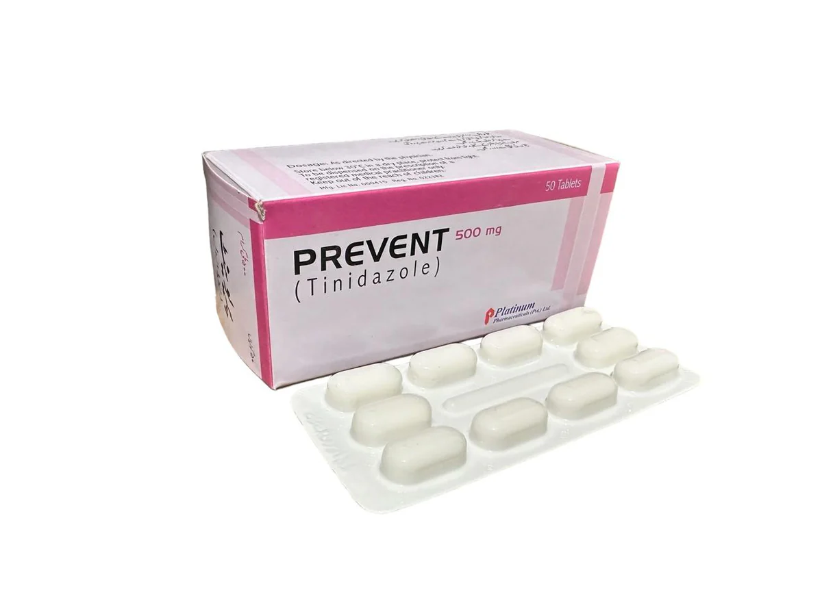 Prevent Tablets 500Mg (1 Box = 5 Strips) (1 Strip = 10 Tablets)