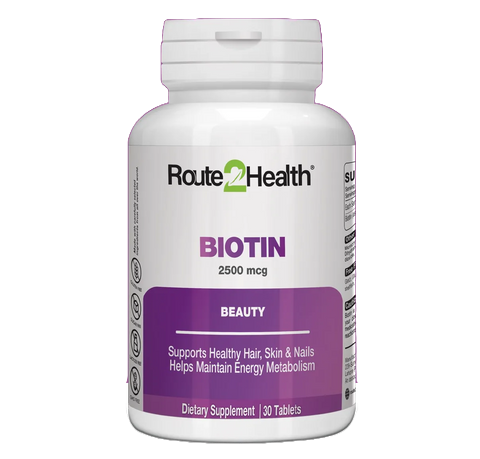 Route 2 Health Biotin 2500mcg (30 Tablet / Pack)