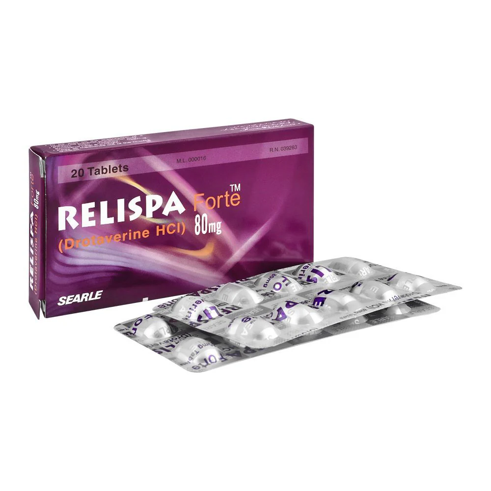 Relispa Forte Tablets 80Mg (1 Strip = 10 Tablets)