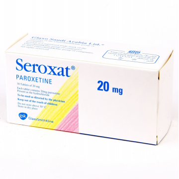 Seroxat Tablets 20Mg (1 Box = 1 Strip)(1 Strip = 10 Tablets)