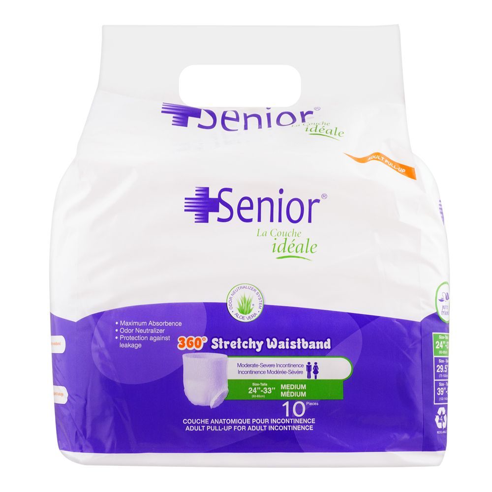 Senior Adult Pull Up Size Medium 10Pcs
