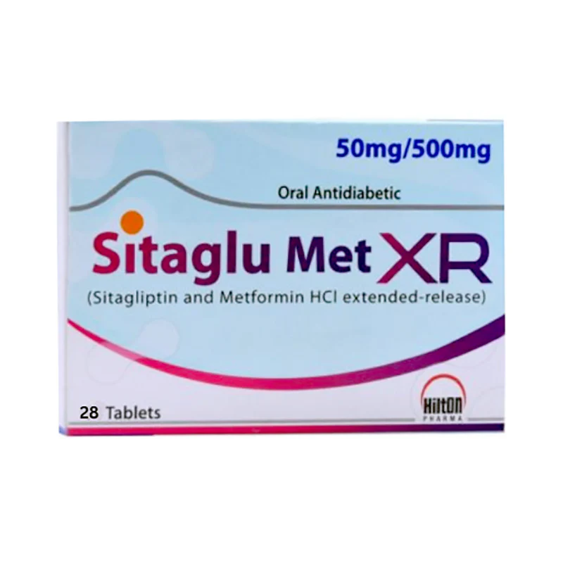 Sitaglu Met Xr 50/500Mg Tablets (1 Box = 4 Strips) (1 Strip = 7 Tablets)
