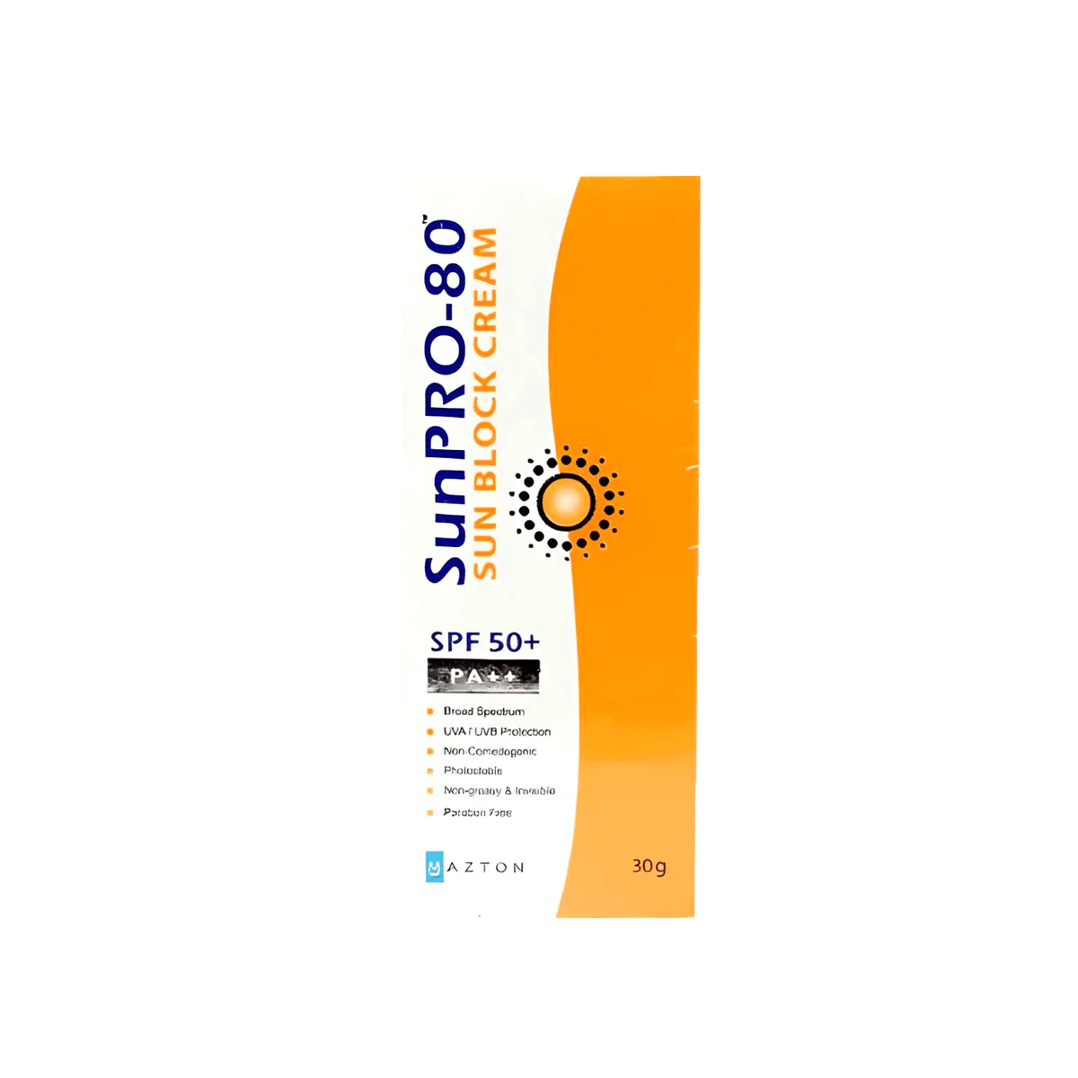 Sun Pro-80 Sun Block Spf 50+ Cream 30G