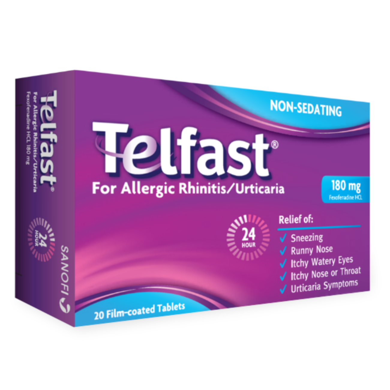 Telfast Tablets 180Mg (1 Box = 1 Strip)(1 Strip = 10 Tablets)