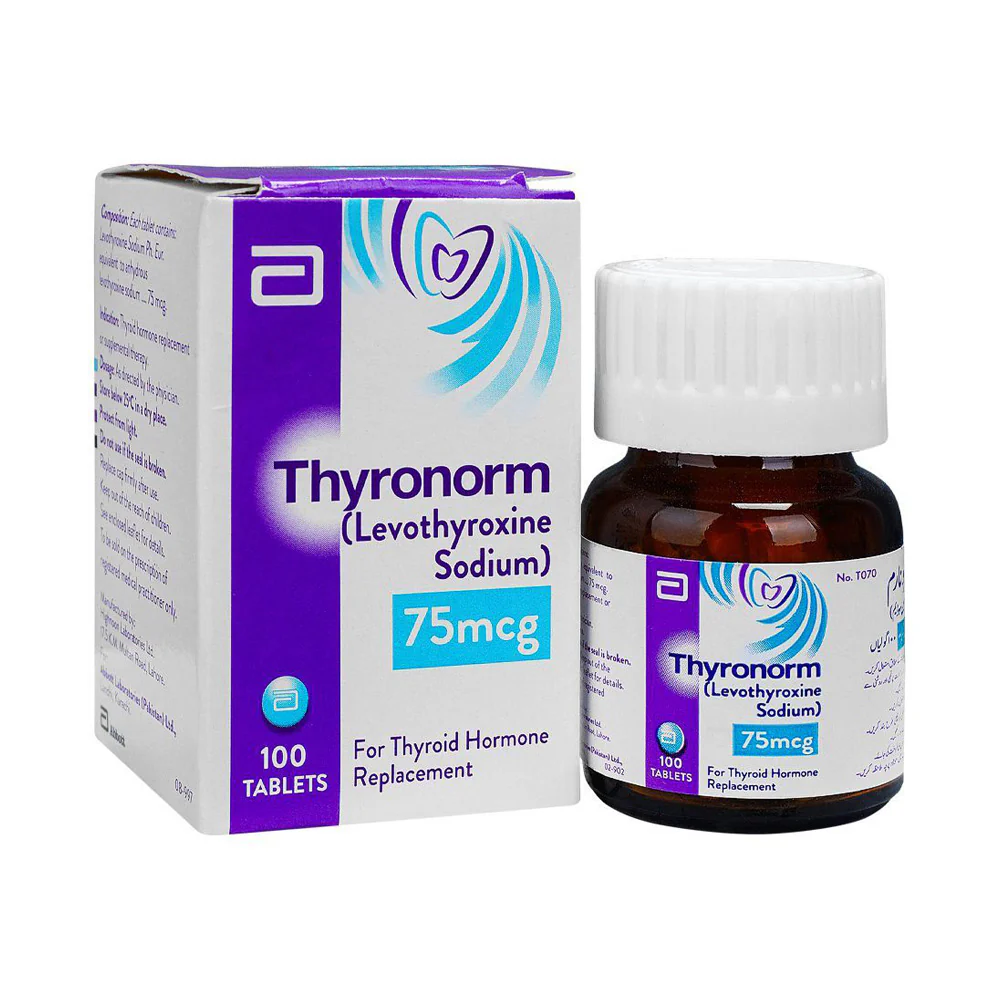 Thyronorm Tablets 75Mccg (1 Bottle = 100 Tablets)