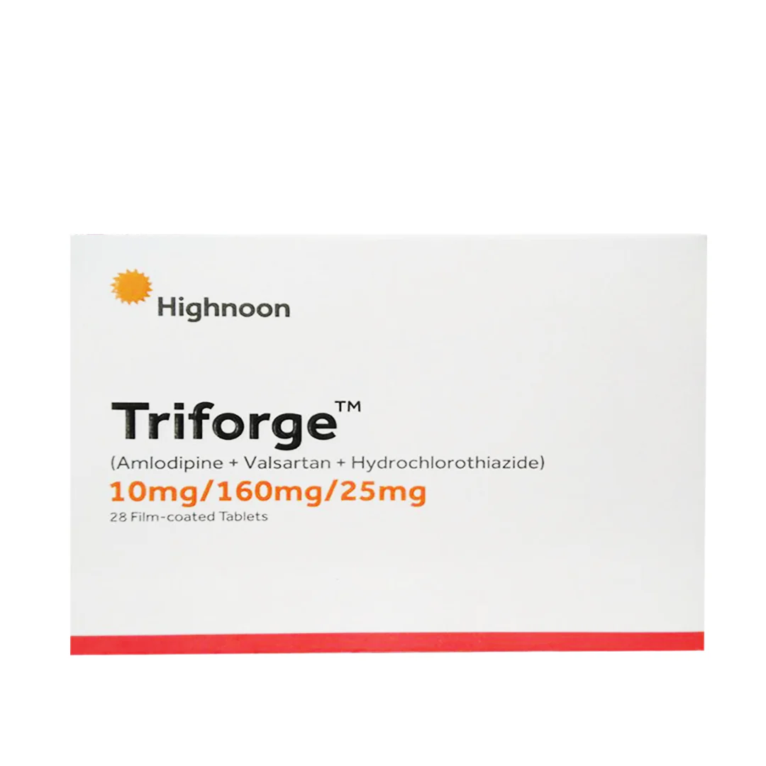 Triforge Tablets 10/160/25Mg (1 Strip = 7 Tablets)