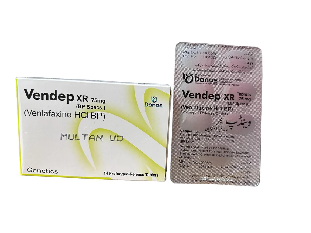 Vendep Xr Tablets 75Mg (1 Strip = 7 Tablets)