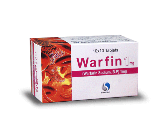 Warfin Tablets 1Mg (1 Strip = 10 Tablets)