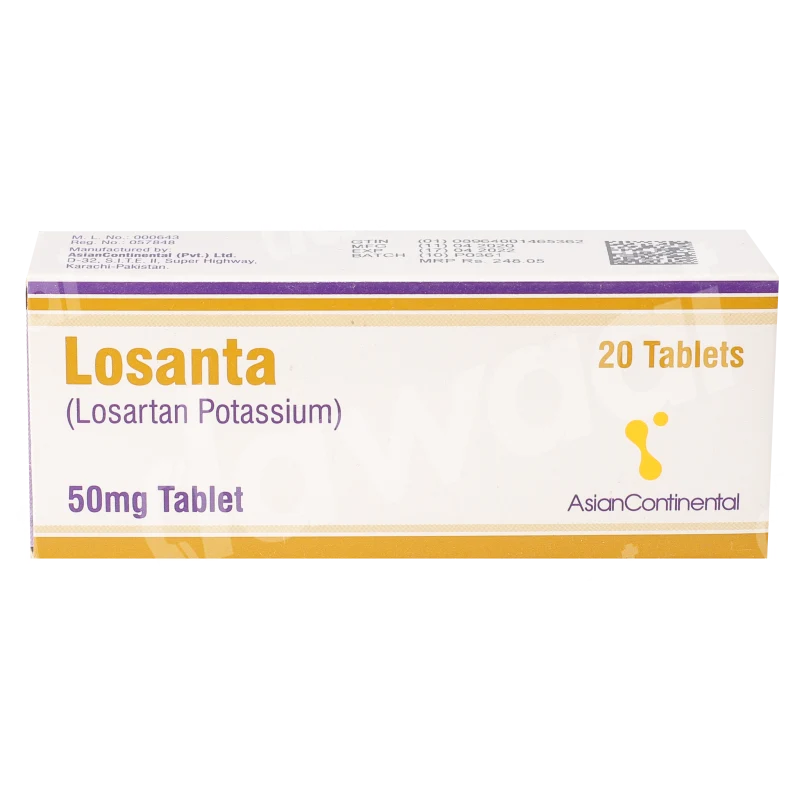 Losanta Tablets 50Mg (1 Strip = 10 Tablets)