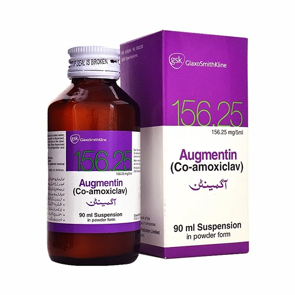 Augmentin 90Ml Suspension 156.25Mg/5Ml