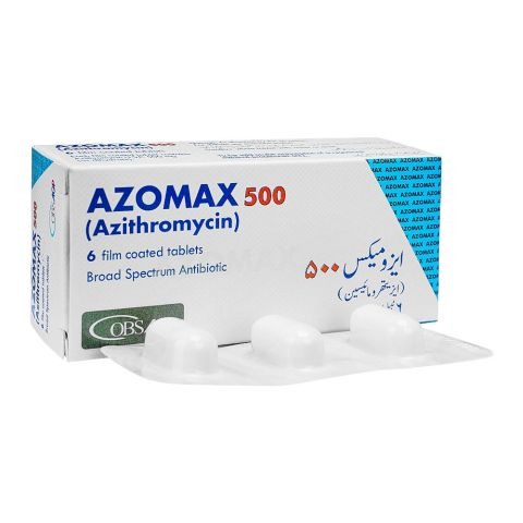 Azomax 500 Capsules 500Mg (1 Box = 2 Strips) (1 Strip = 3 Capsules)