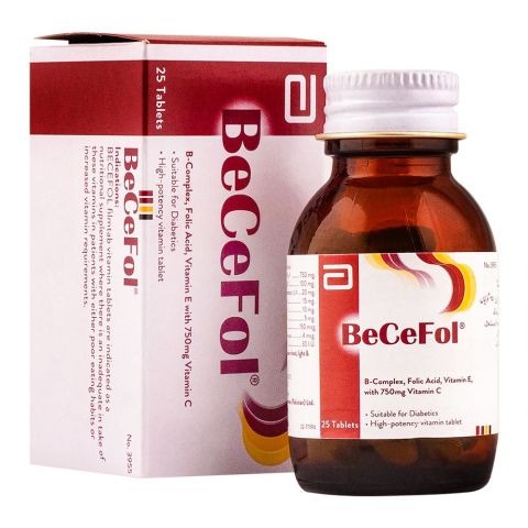 Becefol Tablets (1 Bottle = 25 Tablets)